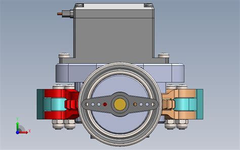 自适应机器人夹持器solidworks 2014模型图纸下载 懒石网