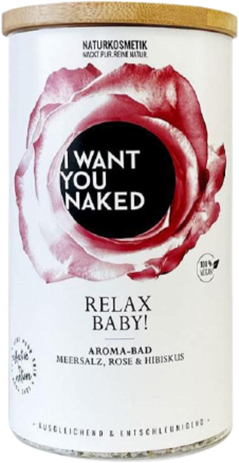 I WANT YOU NAKED Relax Baby Aroma Bath 620 G Ecco Verde Italia