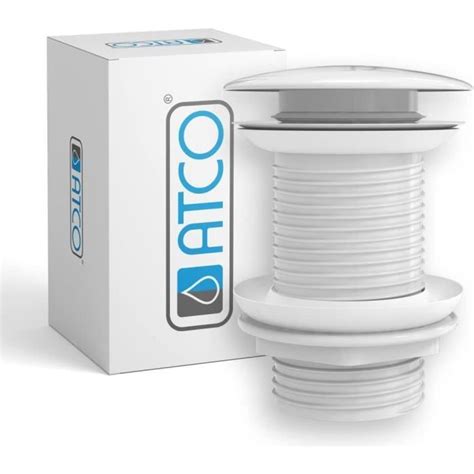 Atco Pu Bonde D Coulement Excentrique Clic Pour Lavabo Sans Trop