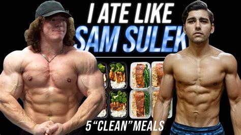 I Tried Sam Suleks Bulking Diet Youtube