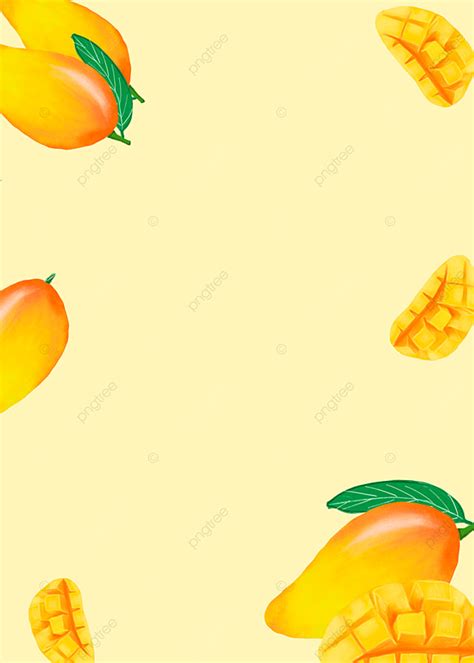 summer fruit background mango plant wallpaper image