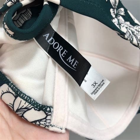 Adore Me Swim Adore Me Green Floral Kaimani Swim Top Bikini Top Poshmark