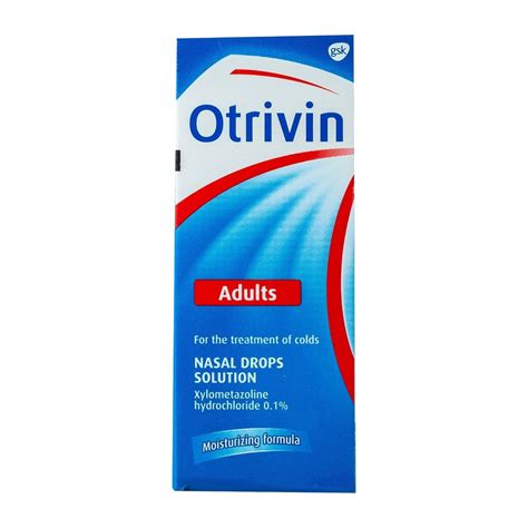 Otrivin Adults Nasal Drops 15 Ml Bloom Pharmacy