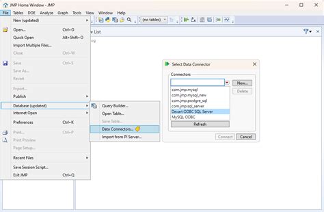 Using Odbc Drivers With Jmp