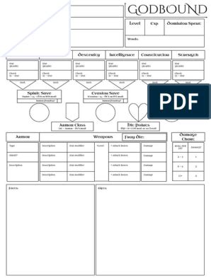 Stars Without Number Form Fillable Charsheet PDF Role Playing Games