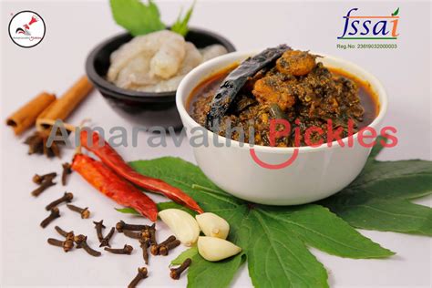 Gongura Prawns Pickle Kg Pre Order Amaravathi Pickles