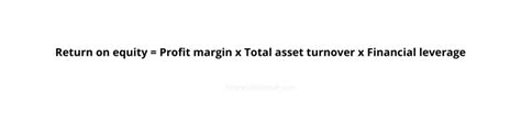 DuPont Formula, Equation and Analysis - Financial Falconet