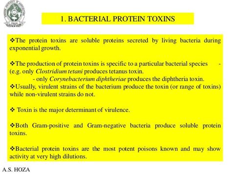 Bacterial Toxins