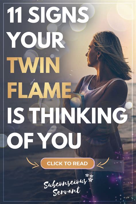 Amazing Signs Your Twin Flame Is Thinking Of You