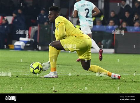 Giovanni Zini Stadium Cremona Italy January 28 2023 Andre Onana