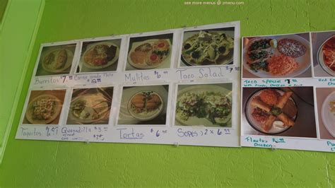 Menu at Rose’s Mexican Restaurant, Hoquiam