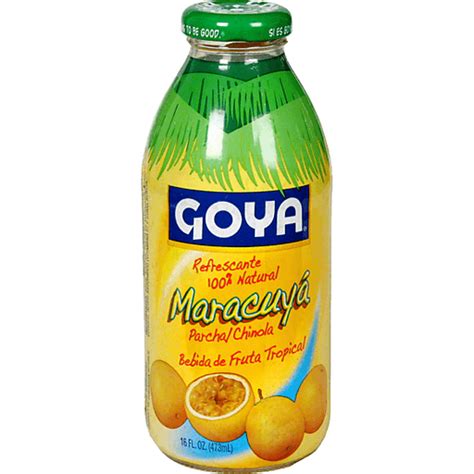 Goya Passion Fruit Beverage Plastic Hispanic Foodtown