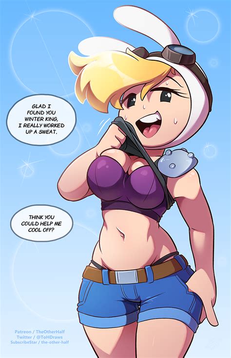 Fionna Unwinds By TheOtherHalf Hentai Foundry