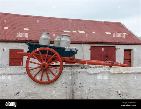 Red Cart And Milk Churn Ireland Hi Res Stock Photography And Images Alamy