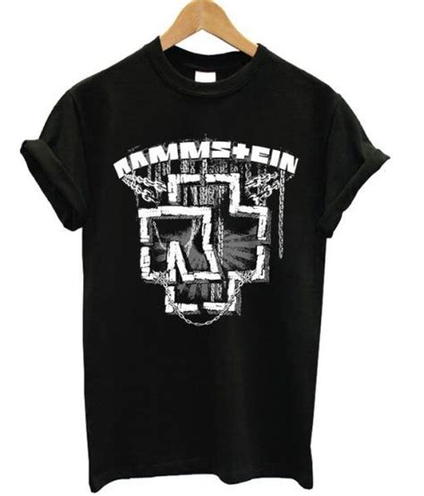 Rammstein Chain T Shirt Print Clothes T Shirt Shirts