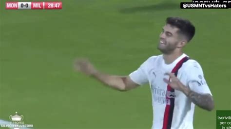 Watch: Christian Pulisic first AC Milan goal vs. AC Monza