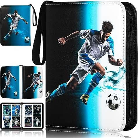 Soccer Card Binder 440 Pockets 55 Sleeves Small Soccer