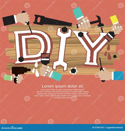 Diy Concept Stock Vector Illustration Of Store Repairman