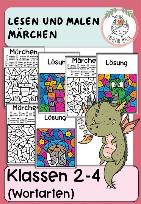 Lesen und Malen Märchen Kl 2 4 Unterrichtsmaterial in den