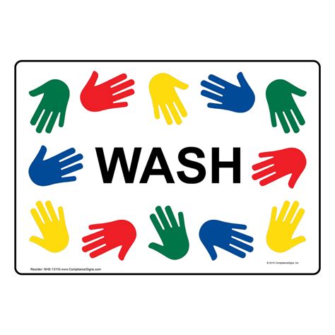 Don T Spread Germs Wash Your Hands Sign NHE 13111 Hand Washing