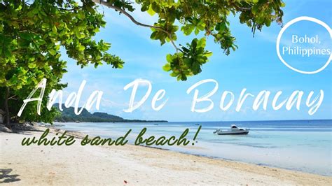 ANDA DE BORACAY BOHOL Budget Friendly White Sand Beach YouTube