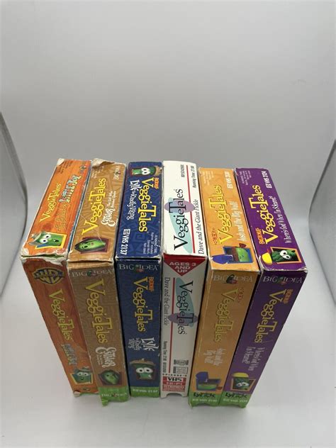 VeggieTales VHS Tapes Lot Of 6 Grelly USA