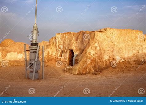 Abandoned Scenery Of The Planet Tatooine For The Filming Of Star Wars