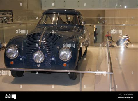 BMW 328 Fachsenfeld, coupe, blue color, year 1937, with three ...