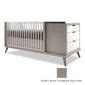 Tulip Soren 2 Piece Nursery Set Quattro Station And Lingerie Chest In Elephant Gray FREE SHIPPING