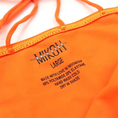 Mikoh Swim Mikoh Seychelles Bright Orange Bikini New Rare Poshmark