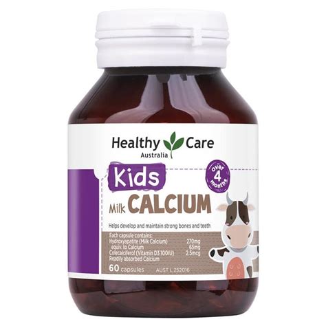 Viên uống Milk Calcium cho bé Healthy Care 60 Viên Siêu Thị Luxy