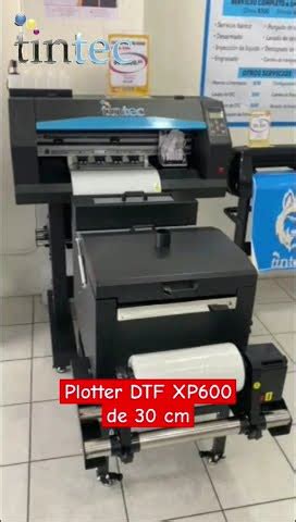 Plotter De Impresi N Dtf Xp De Cm Con Horno Tintec Mx