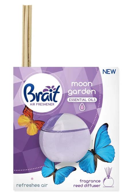 Brait Essential Oils Moon Garden Освежитель воздуха с ротанговыми