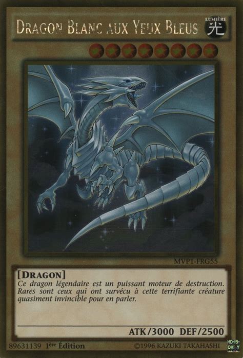 MVP1 FRG55 Dragon Blanc Aux Yeux Bleus Yu Gi Oh