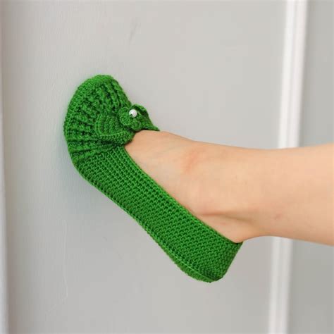 Knitted Slippers - Etsy