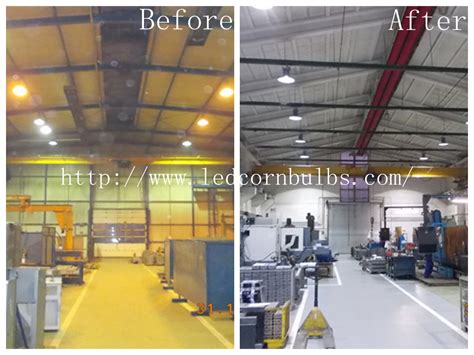 Replacing 400w Metal Halide High Bay Lighting By Tek 180w Led High Bay Light Tek Lighting