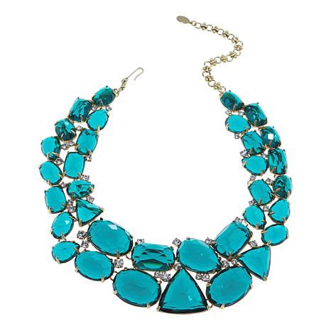 Heidi Daus Bella Veneto Glass And Crystal Collar Necklace