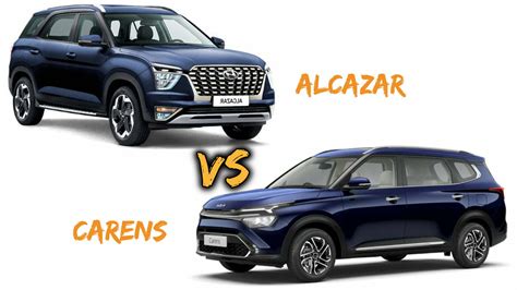 Kia Carens Vs Hyundai Alcazar Dr Driving