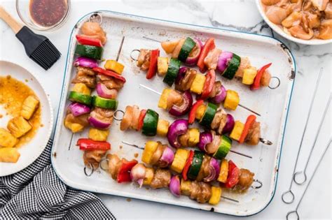 Chicken Kabobs Marinade Recipe Life Made Simple