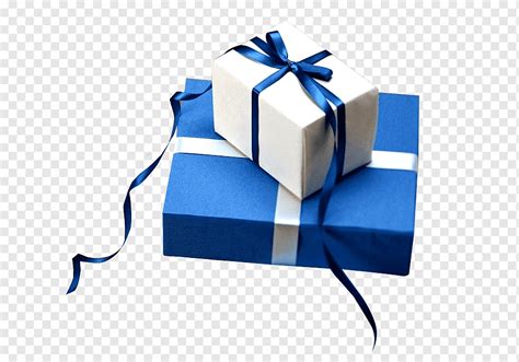 Two Blue And White Gift Boxes Blue White Gift Box Free To Pull The