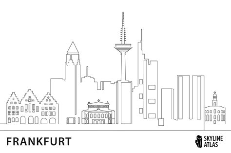 Drawings of Frankfurt - SKYLINE ATLAS