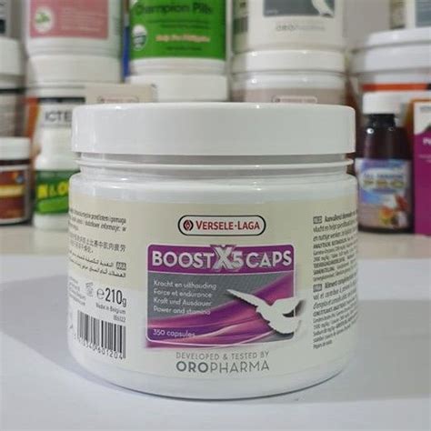 Boost X5 Caps Versele Laga 10 50 Capsules Pigeon Supplement For