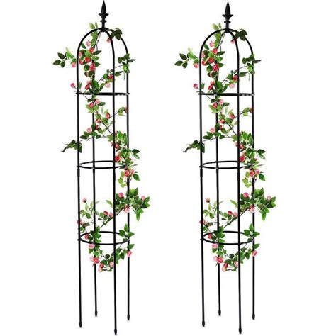 Pack Garden Trellis For Climbing Plants Outdoor Rustproof Plastic