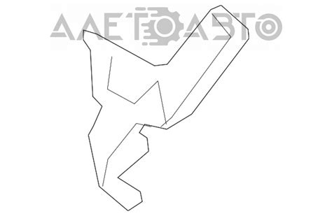 Крепление заднего бампера левое внешн Ford Fusion mk5 13-18 DS7Z-17788 ...