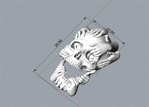 Skull And Hands Relief D Print Model Cnc D Model D Printable Cgtrader