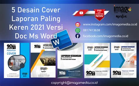 5 Desain Cover Laporan Paling Keren 2021 Versi Doc Ms Word