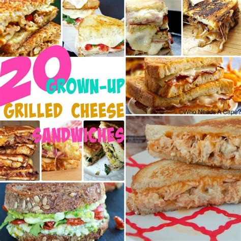 20 Grown Up Grilled Cheese Sandwiches