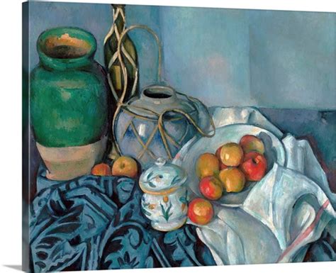 Still Life With Apples By Paul Cezanne Wall Art, Canvas Prints, Framed ...