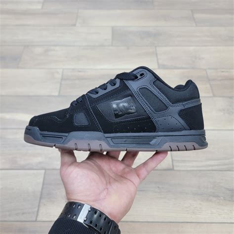 Чёрные мужские и подростковые кроссовки Ди Си Шуз Стаг | Dc Stag Shoe ...