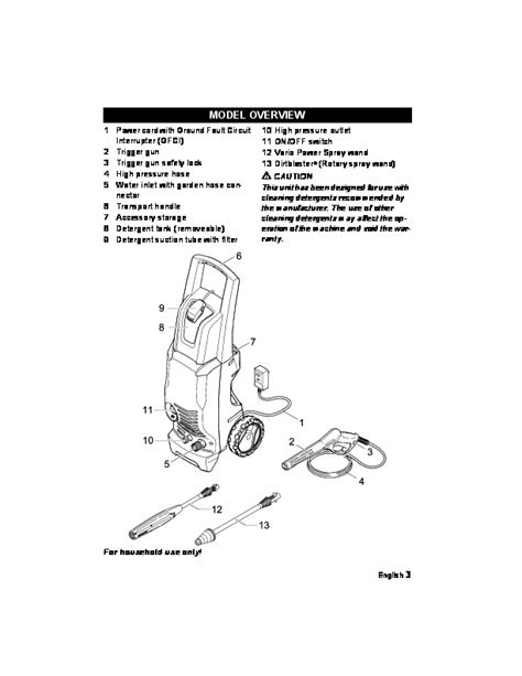 Kärcher K 3.47 M Electric Power High Pressure Washer Owners Manual